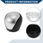 5 Speed Manual Gear Shifter Knob for Hyundai Elantra (2009–2012) Faux Leather Black