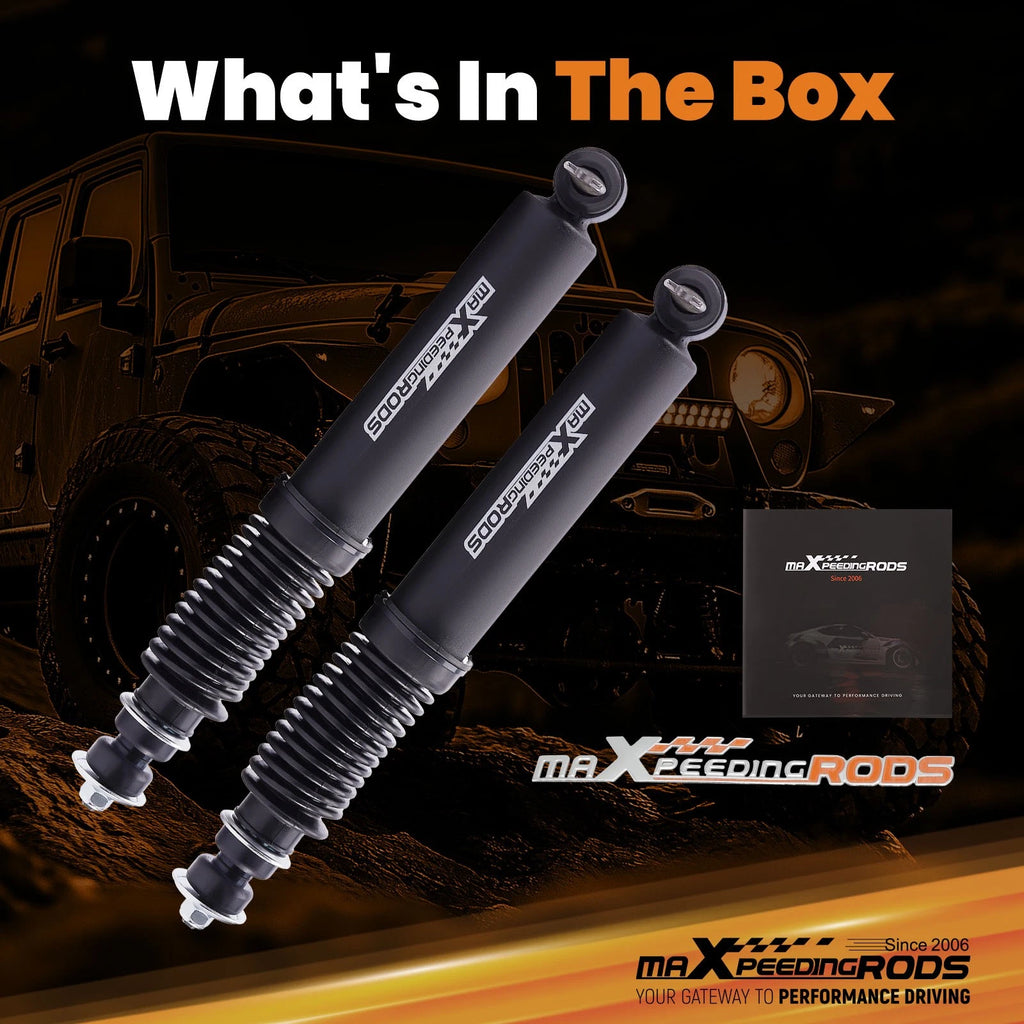 4" Front Drop Shocks for Chevy GMC C1500 (1988–1998) 2WD