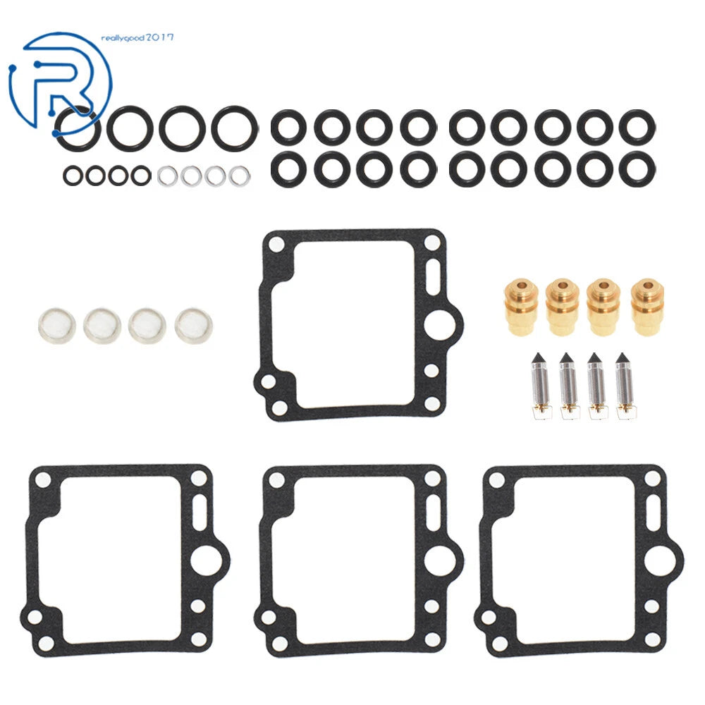 Set of 4 Carburetor Rebuild Kits for Yamaha XJ700 XJ750 FJ1100 FJ1200