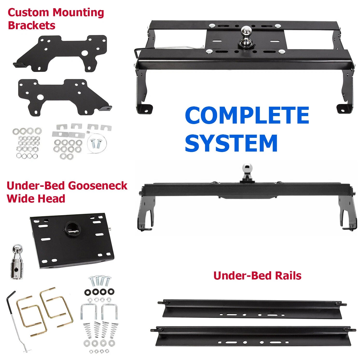 Gooseneck Trailer Hitch Kit for Dodge Ram 1500 2500 3500HD (2003–2012)