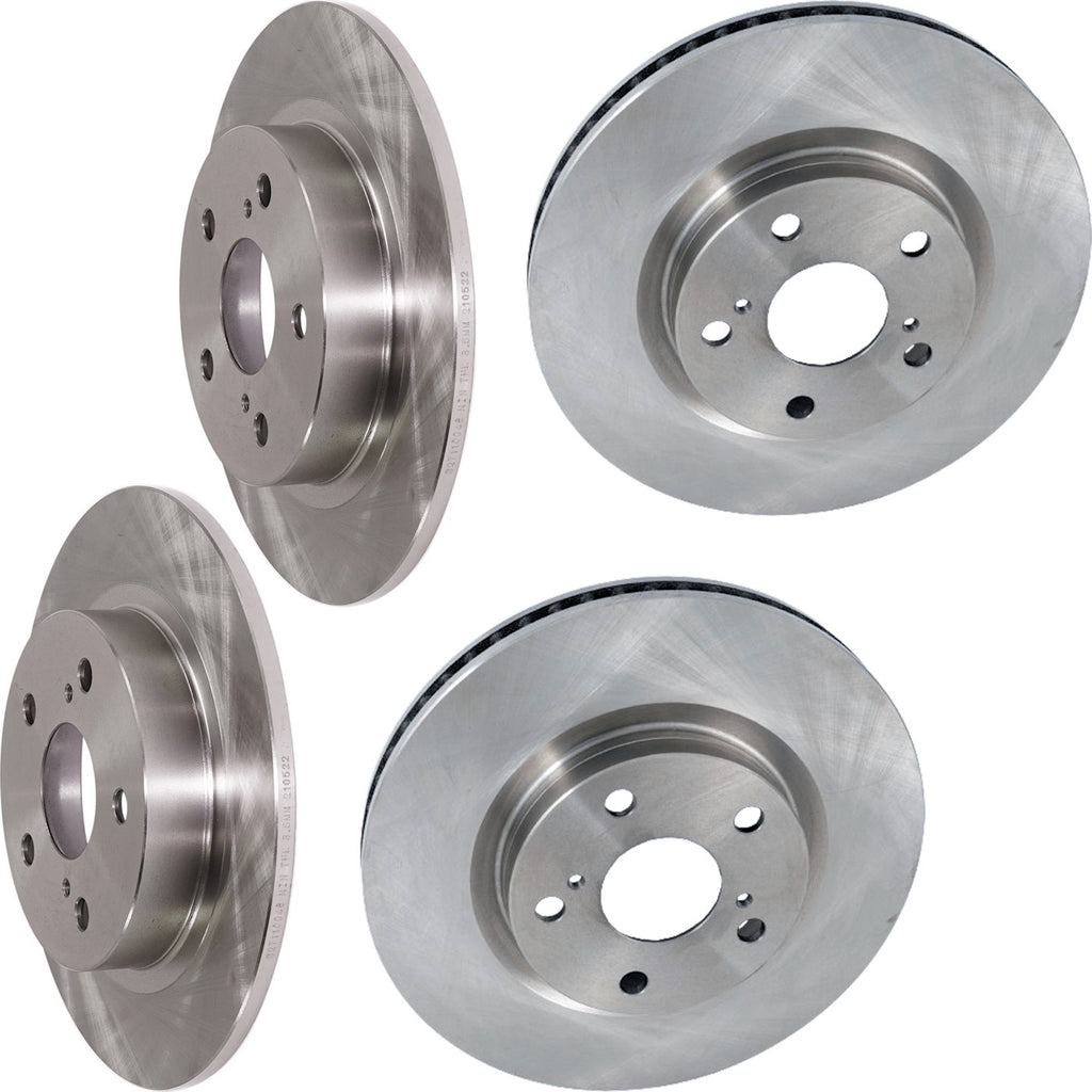 Front & Rear Brake Disc Rotors for Scion tC (2011–2016)