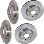 Front & Rear Brake Disc Rotors for Scion tC (2011–2016)