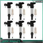 Ignition Coils & Spark Plugs for Saab 9-3 V6 2.8L (2006–2009) UF375