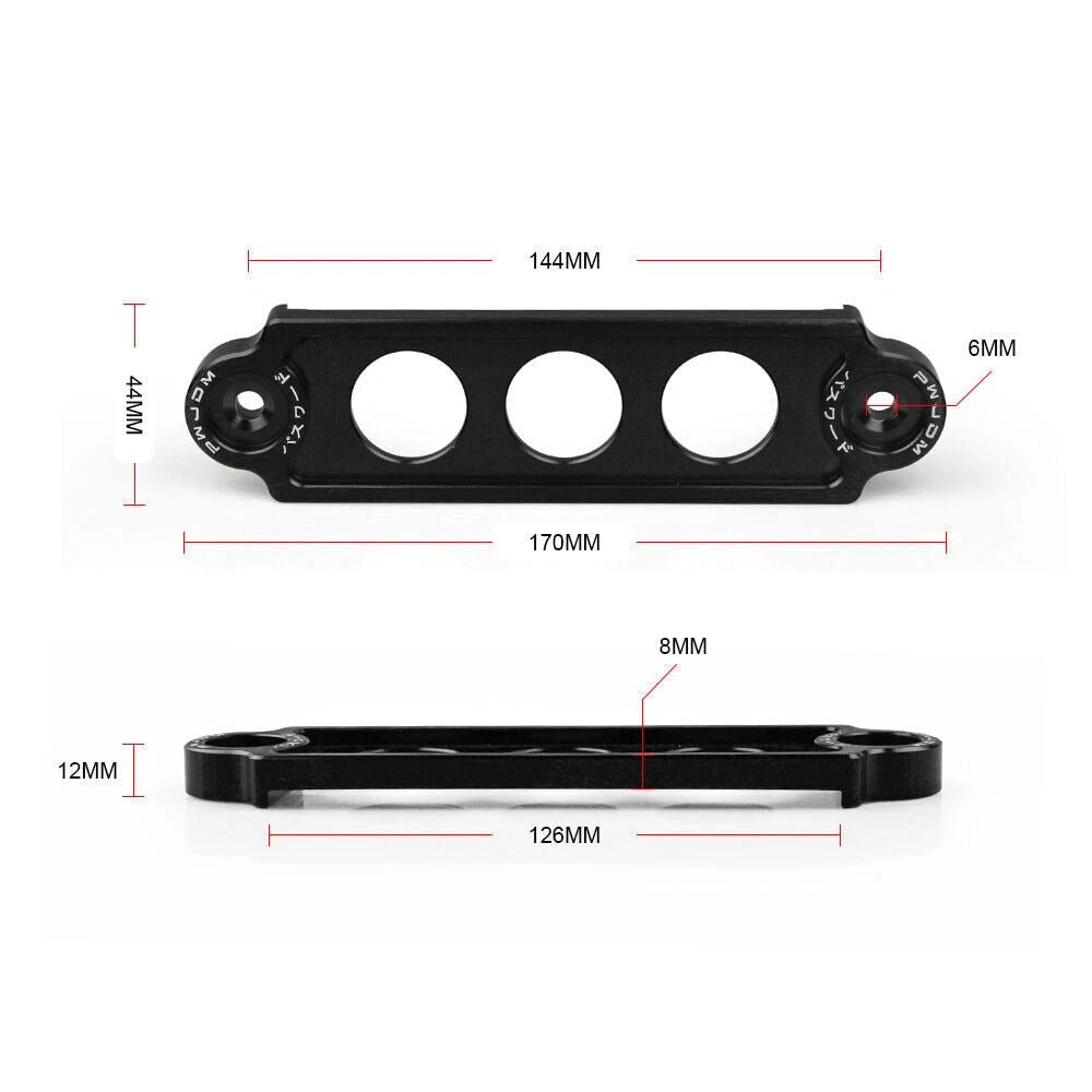 JDM Aluminum Car Battery Tie Down Bracket for CRX (1988–2000)