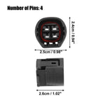 Set of 4 Alternator Connector Adapter Plug Clips for Toyota (No. 9098011964)