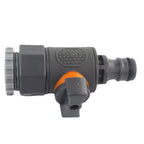 Inline Valve Connector for Garden Hose (Quick Shut Off)