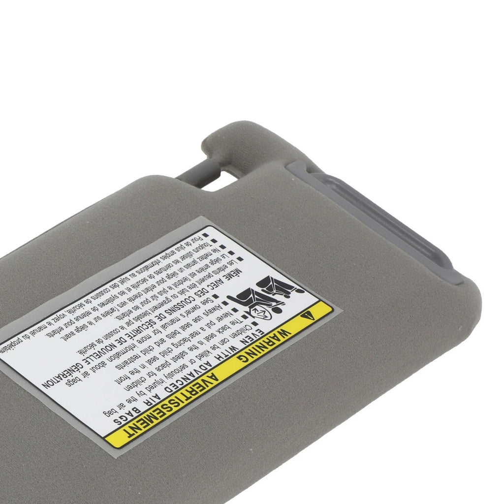 Front Sun Visor Pair for Toyota Camry (2012-2017) Gray