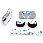 2X Adjustable Blind Spot Side Mirror Stick-On Glass for Universal Fit