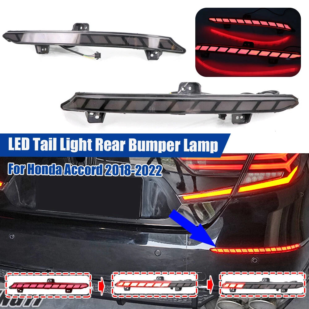 LED Reflector Tail Light for Honda Accord (2018–2022) - Sequential