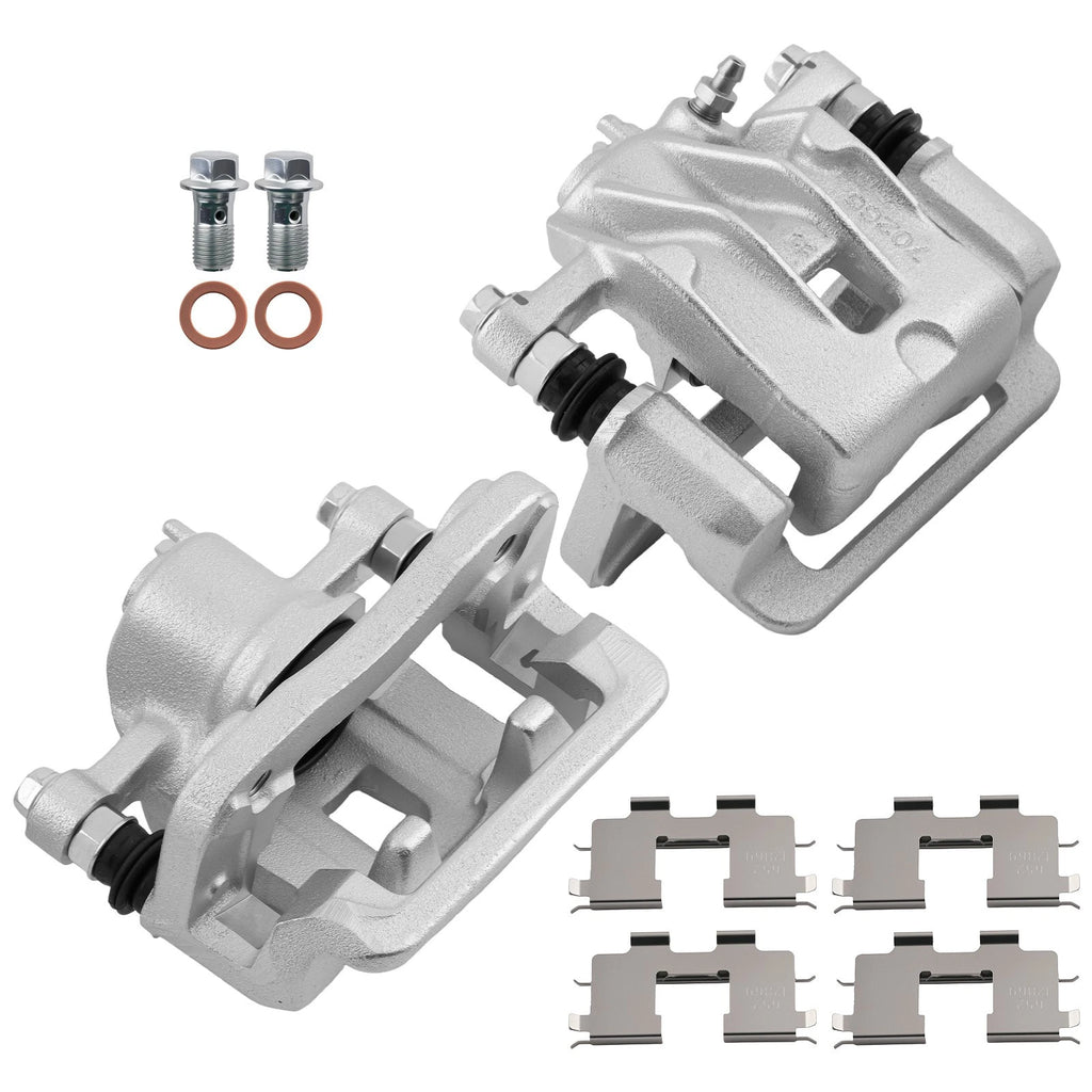Rear Disc Brake Calipers Set for Kia Sportage (2005–2010) with Bracket