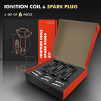 Ignition Coil & Iridium Spark Plug for Toyota Camry (2010-2017) RAV4 (2013-2017)