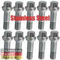 10PC Stainless Steel Wheel Lug Bolts for Mercedes W164 W166 X204 W221 C216