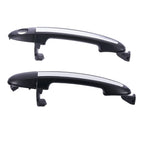 2 x Left & Right Outer Door Handle Chrome for Hyundai Santa Fe CM (2006–2012)