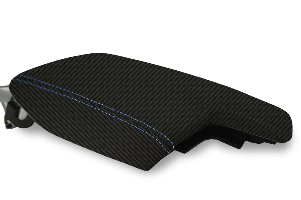 Carbon Fiber Console Armrest Cover for Subaru Crosstrek (2018–2020)