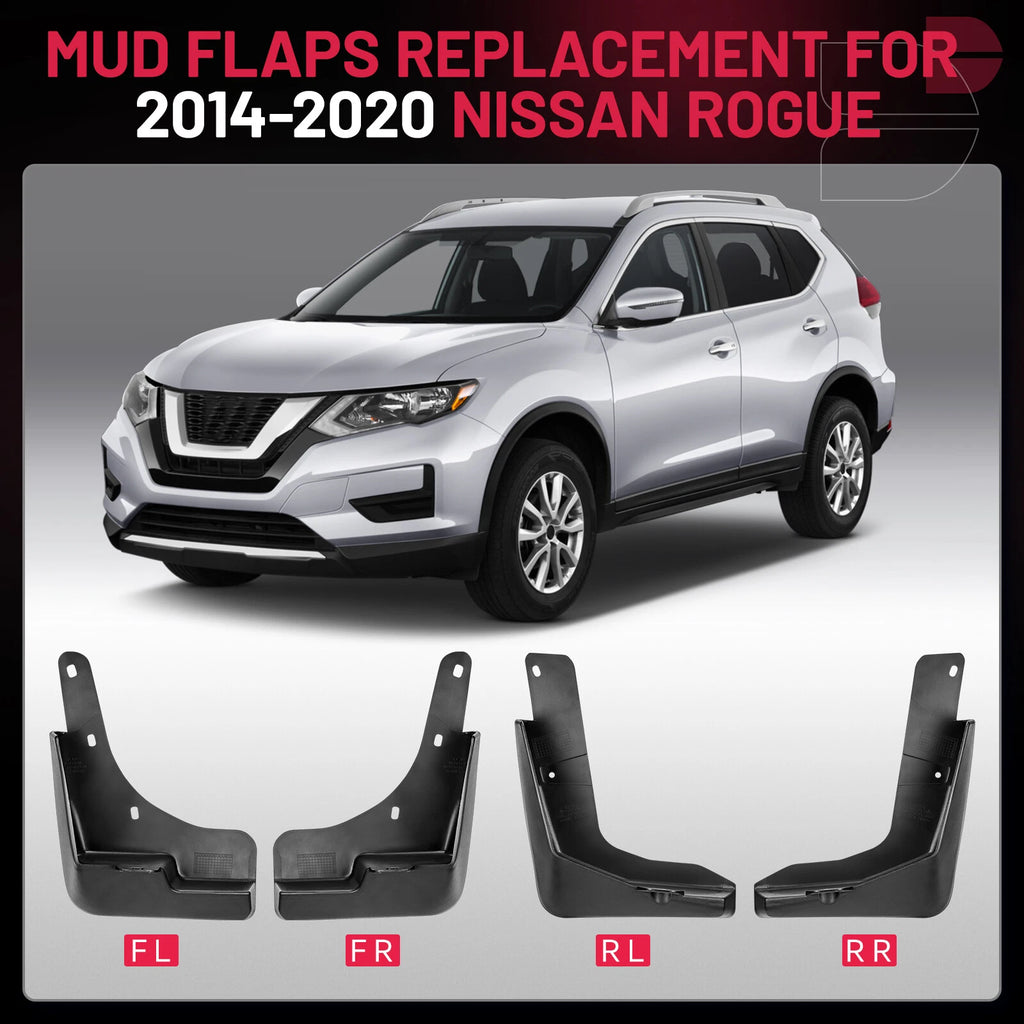 Set of 4 Fender Mud Flaps for Nissan Pathfinder Rogue