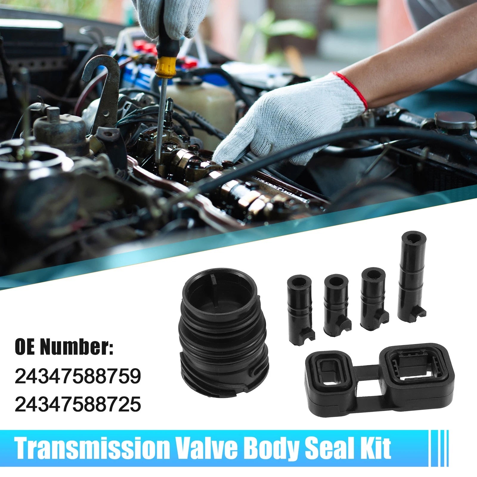 Car Valve Body to Case Sleeve Seal Kit for BMW X3 (2004–2010)
