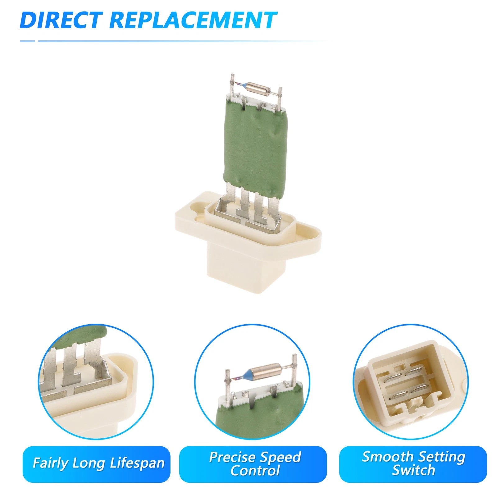 HVAC Blower Motor Resistor No. 3M5H19D647AC for Ford C Max (2007–2011)