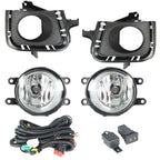 Fog Light Lamps with Bezel and Switch for Toyota Prius C (2012–2014)