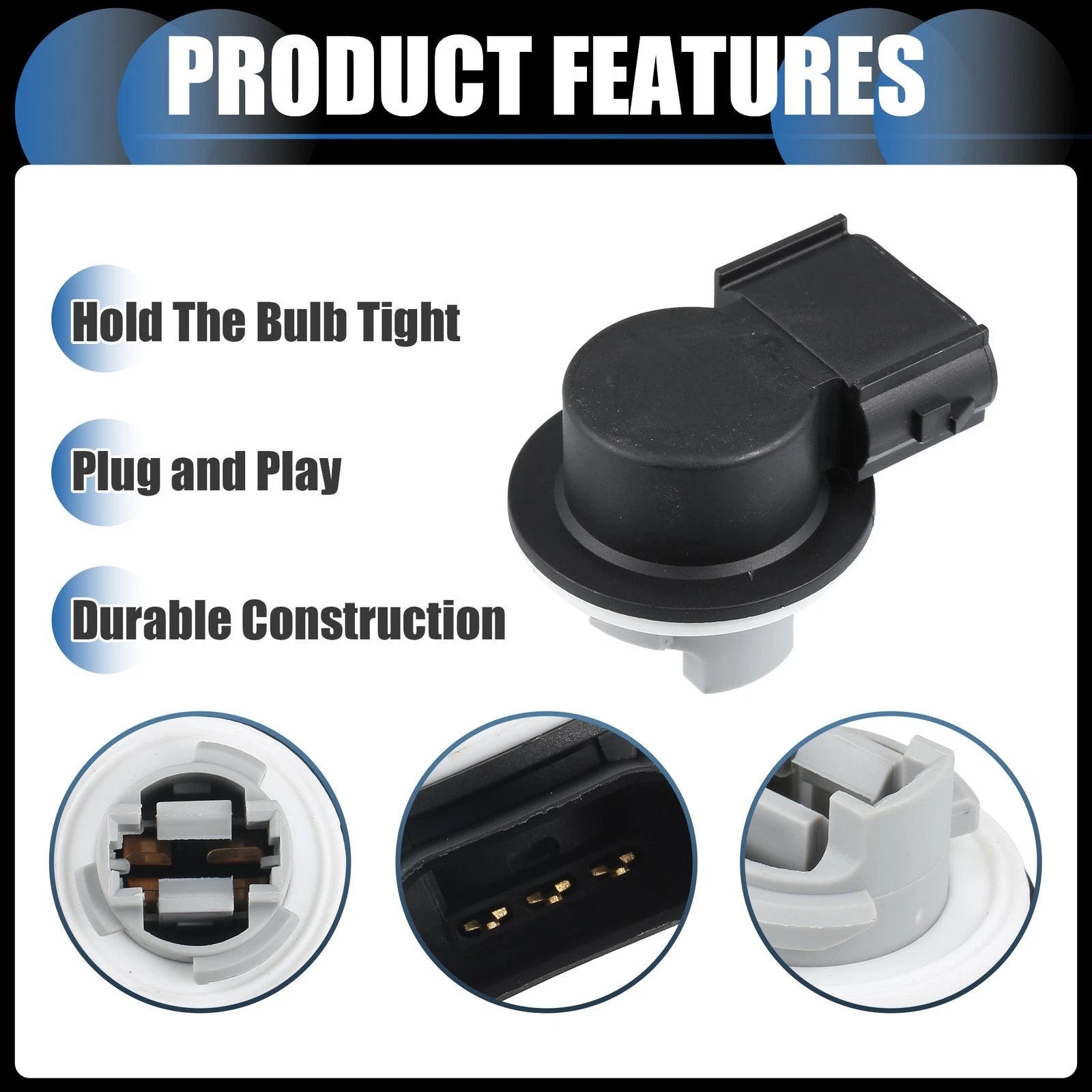 Tail Light Socket No. 2U5Z-13411-FB for Ford F-150, Focus, Lincoln Navigator 