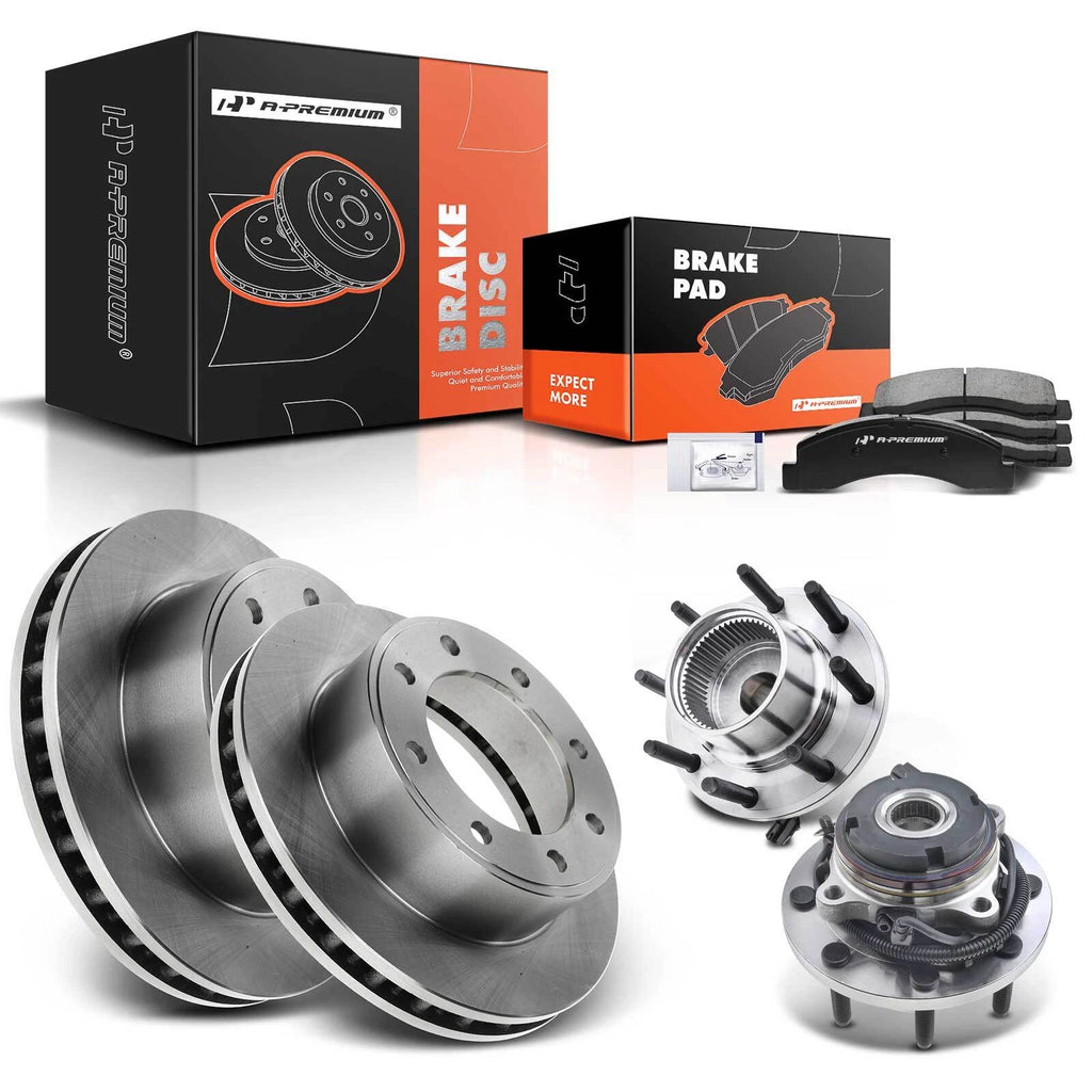 Disc Rotors & Pads Set for Ford Excursion F-250 Super Duty (2000–2002)