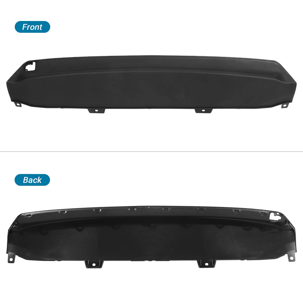 Valance for Honda Civic (2016–2018) Black Rear Bumper Cover Garnish