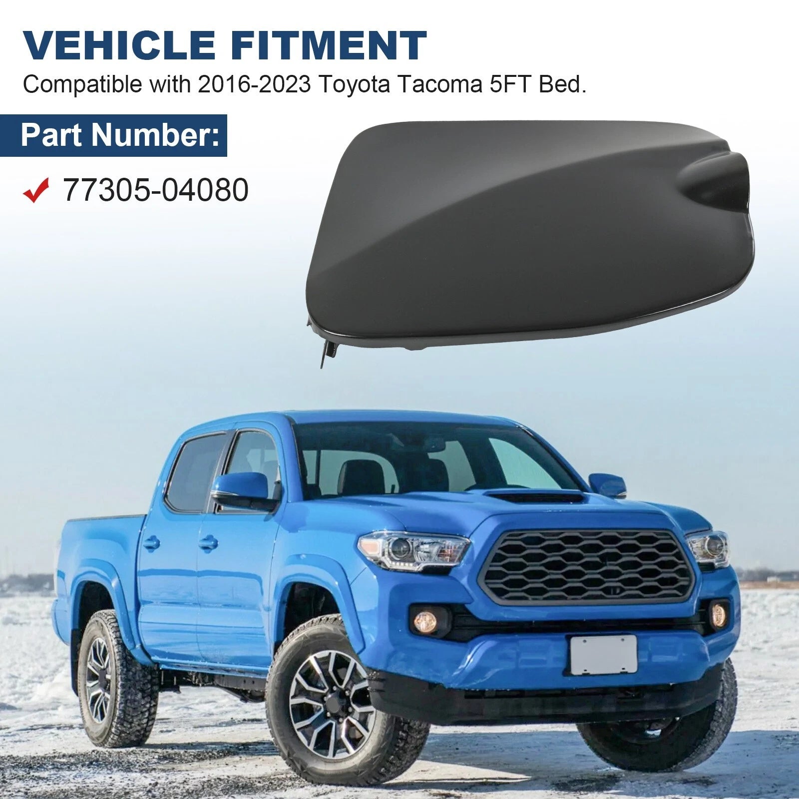 Fuel Gas Door Lid for Tacoma 5ft Bed (2016–2023)