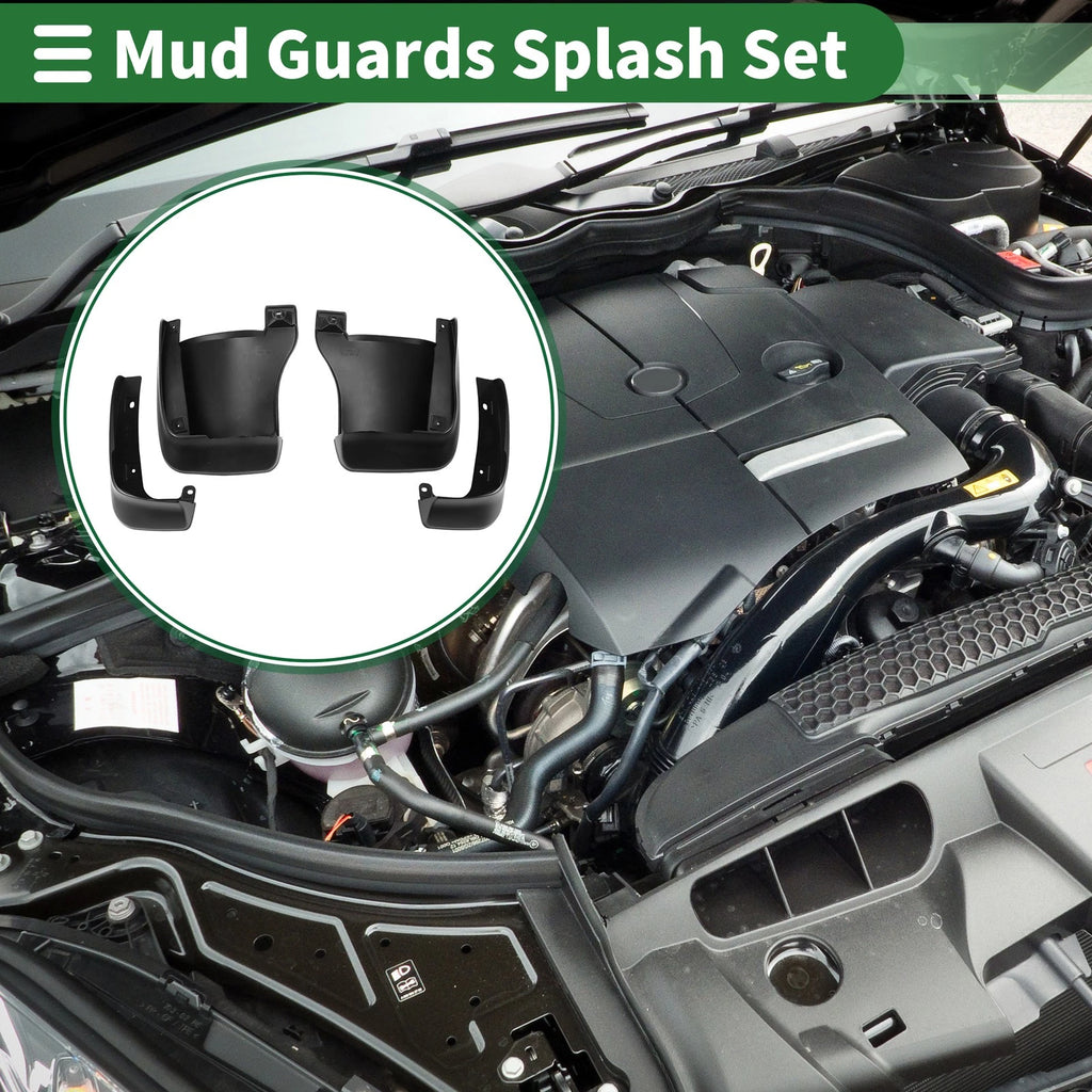 Mud Flaps Splash Guards Set of 4 for Honda Spirit (2009–2014)