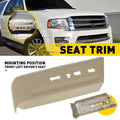 Left Driver Seat Trim Panel for Ford Expedition (2015–2017) 10-Way Power Beige