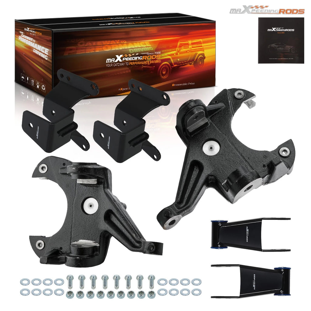 3" Front 4" Rear Lowering Kit for Chevrolet C10/GMC C15 (1973–1987)