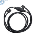 Fuel Line Hose with Primer Bulb for Yamaha Outboard