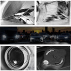 Projector Headlights for VW Passat (2006–2010) - Clear Corner Chrome