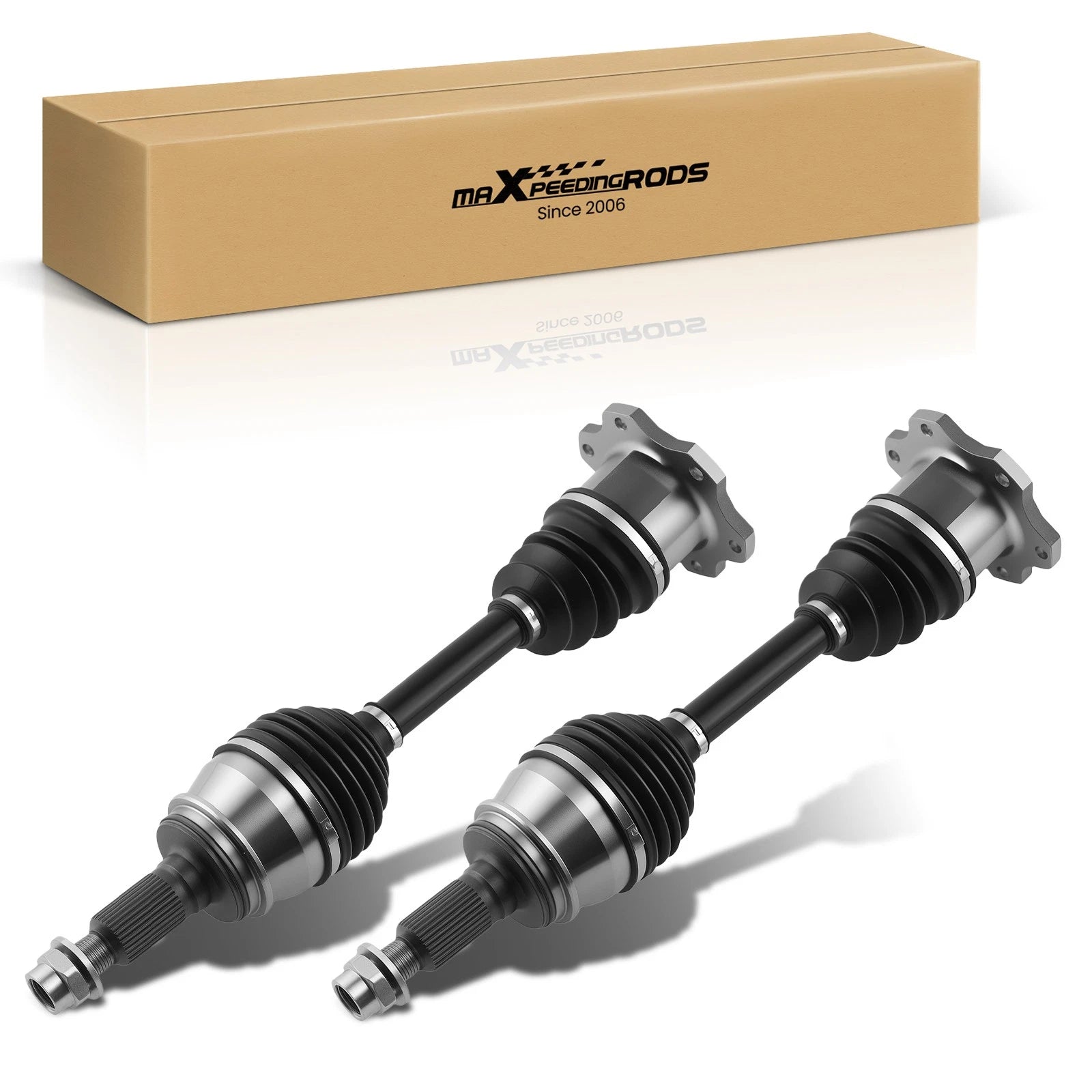 2X Front CV Axle Shaft for GMC Sierra 1500, Chevy Silverado 1500 (2007–2014)