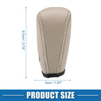 Gear Shifting Knob Cover Trim for Nissan Murano (2009–2013) Faux Leather Beige