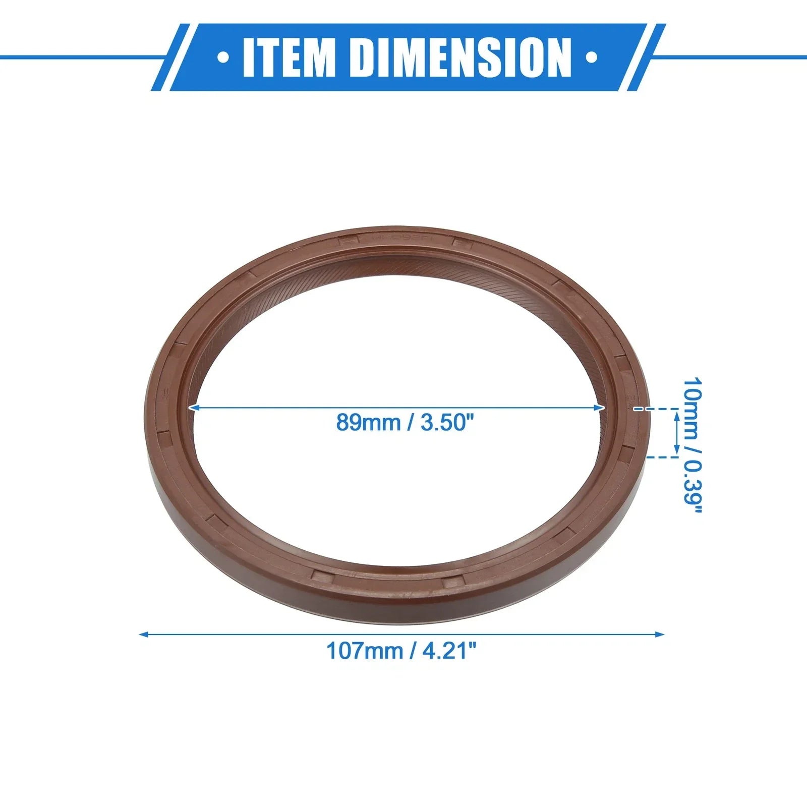 Engine Crankshaft Seal for Lexus ES350 2007-2023 - Durable Metal Seal