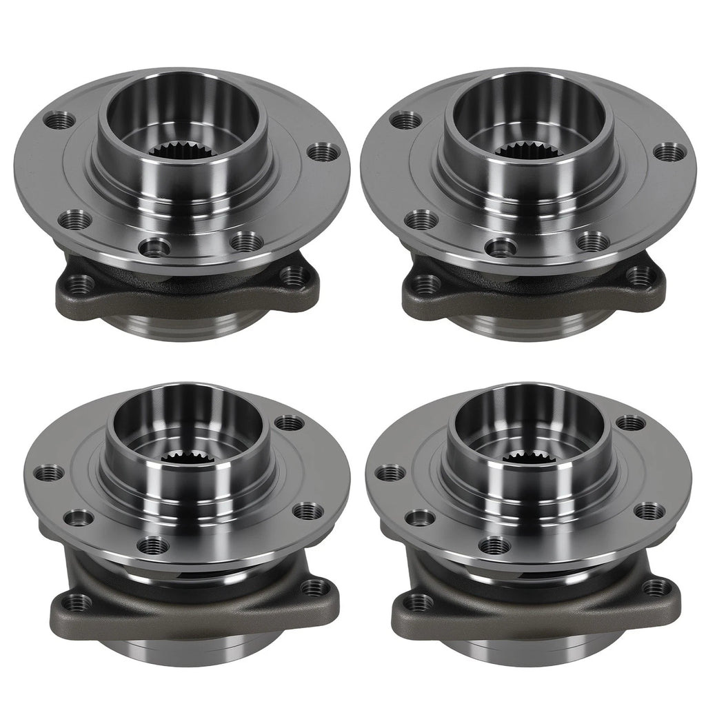 Set of 2 Front Rear Wheel Hub Bearing Assemblies for Chrysler 200 AWD (2015–2017)