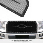 Stainless Black Mesh Grille Insert for Ford F-150 (2015-2017)