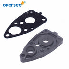 Water Pump Plate + Packin for Yamaha Outboard 4-5HP (6E0-45321-01-5B, 6E0-45315-A0)
