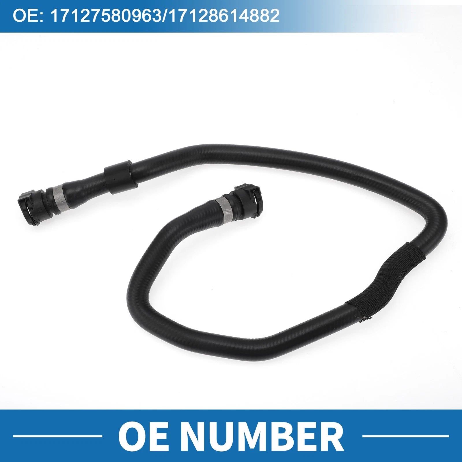 Engine Radiator Hose No. 17127580963 for BMW 535i 3.0L (2011–2016) Rubber
