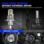 2X 9003 H4 LED Headlight Bulbs Kit 90W 20000LM for Automotive