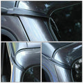 2X Water Rain Gutter Extension for Jeep Wrangler JL (2018–2021) Black