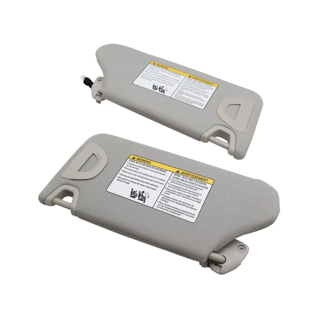 Gray Sun Visor Pair with Lamps for Nissan Altima (2013–2018)