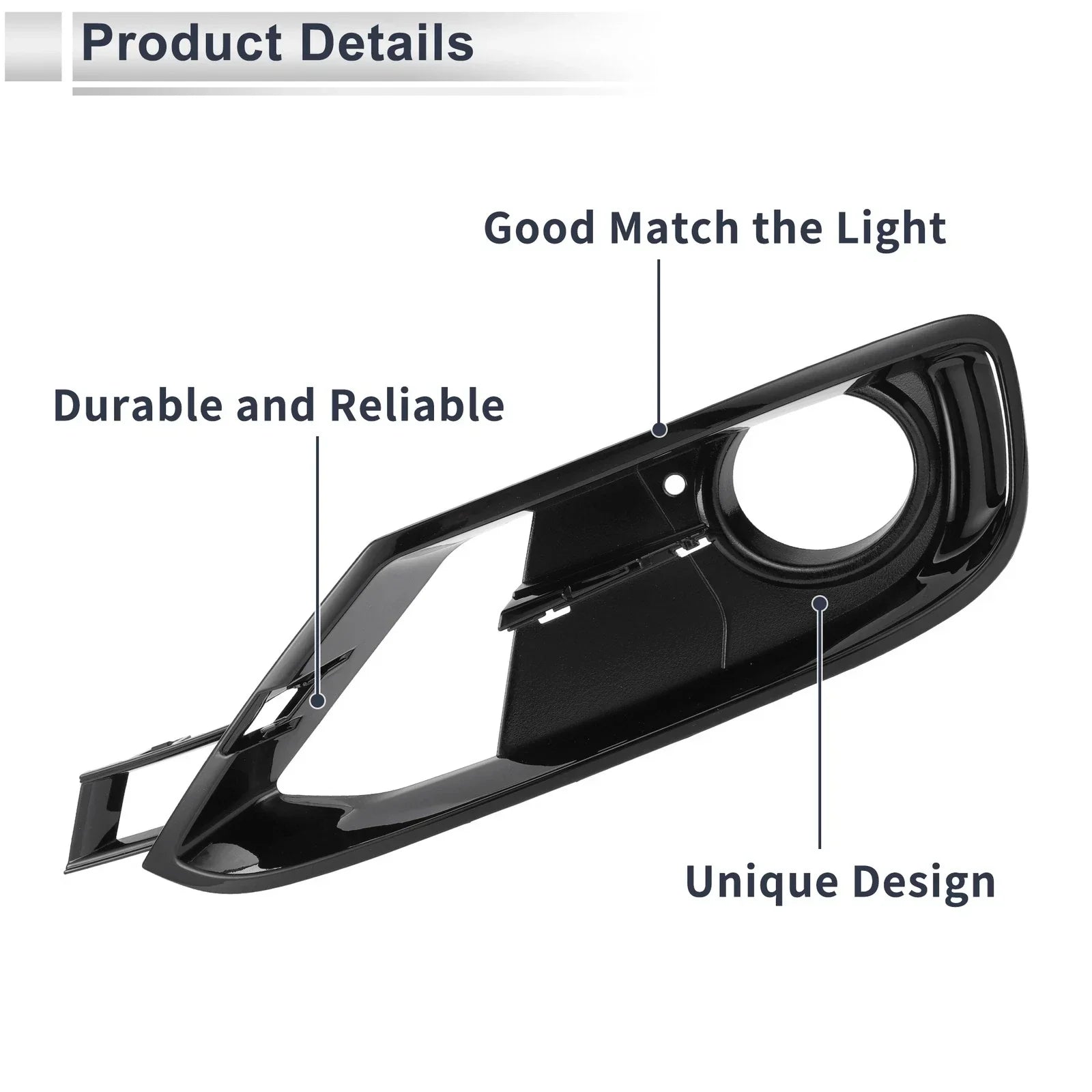 1pc Left Front Fog Light Grill for BMW F30 F31 (2011-2018)
