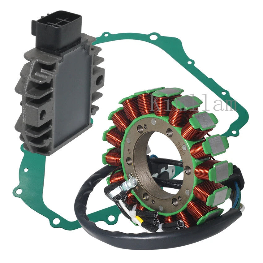 Stator Coil, Regulator, Gasket for Suzuki LTA400 LT-A400F (2002–2008)