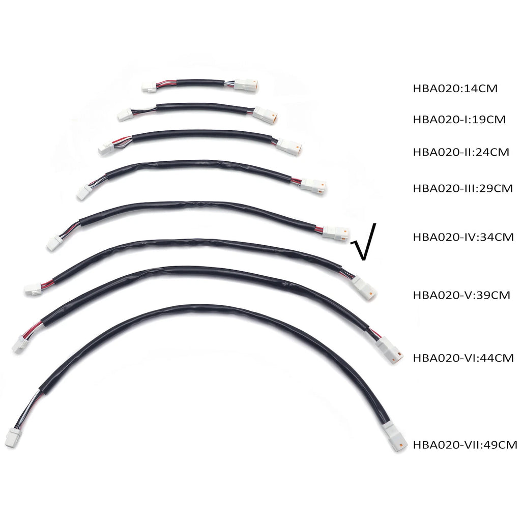 12" Electronic Throttle Handlebar Wiring Extension for Harley Touring Softail (2016–2022)