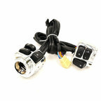 1" Chrome Handlebar Switch + Wiring Harness for Harley Sportster