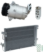 A/C Compressor Kit w Condenser for Saturn Astra 1.8L (2009–2009)