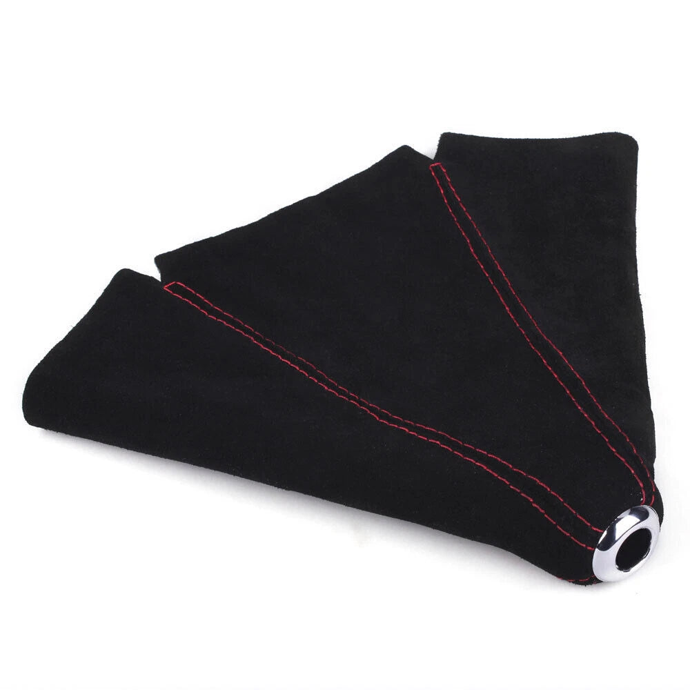 Suede Leather Shift Knob Boot Cover for Universal Applications