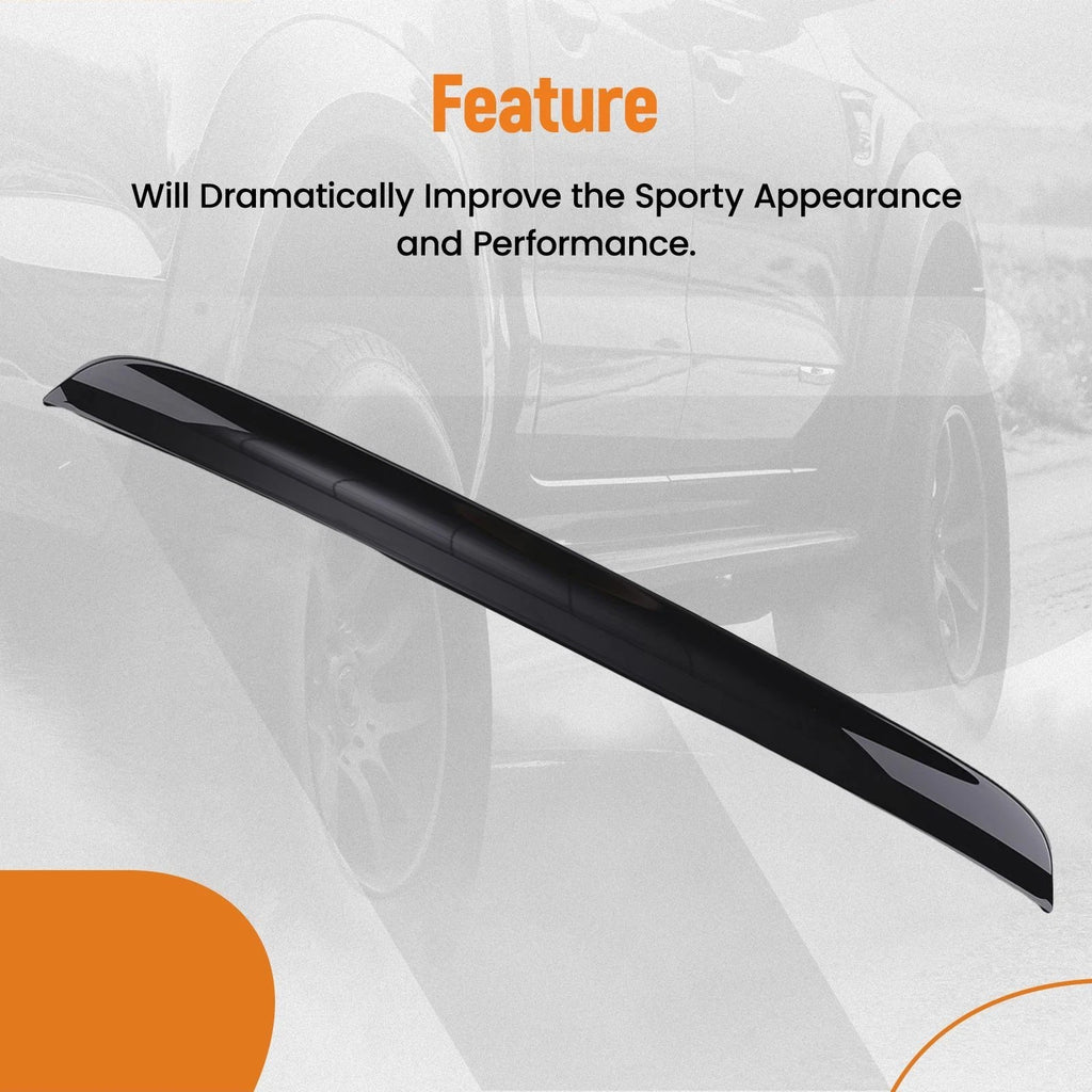 Black ABS Roof Spoiler for Dodge Charger (2011–2023) Direct Replacement