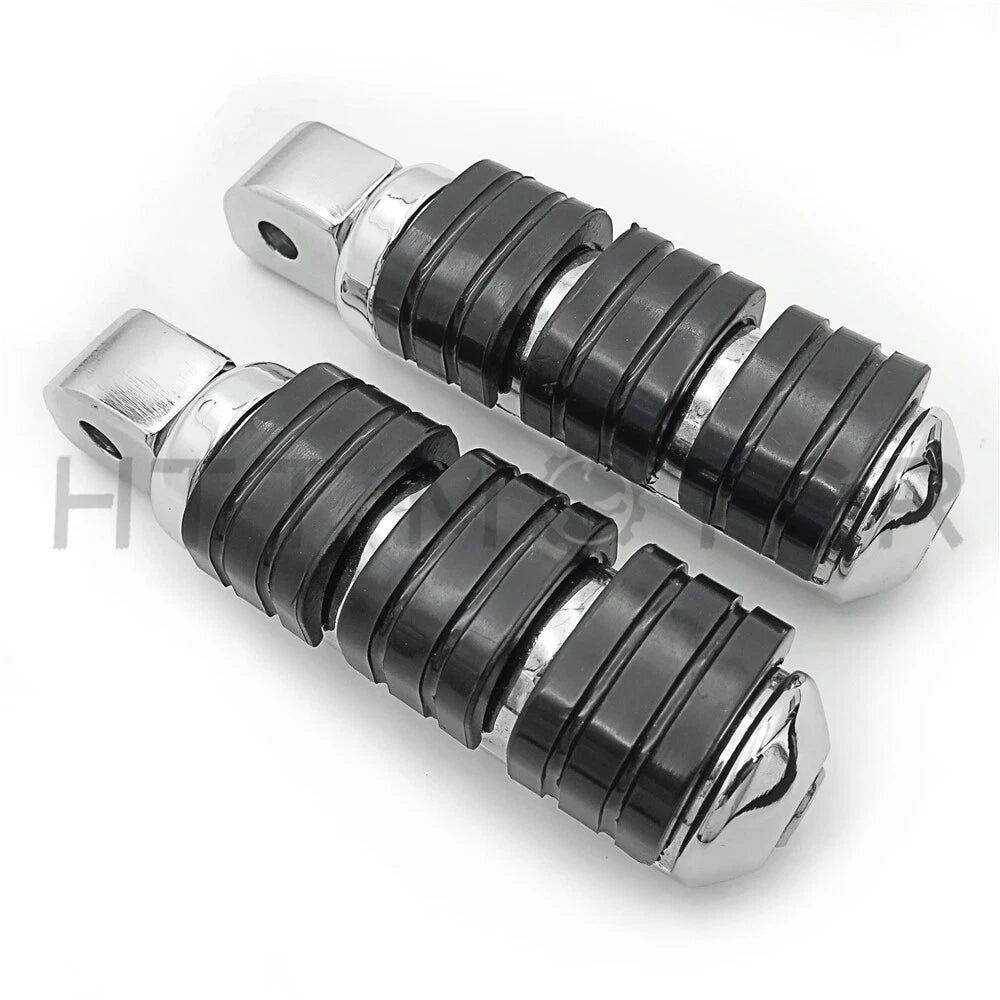 Aluminum Rubber FootPeg for Harley Softail Fat Boy FLFB, Fat Bob FXFB (2018–2019)