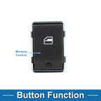 Rear Passenger Power Window Switch for Volkswagen Polo 9N (2002–2009) 5Z0959856